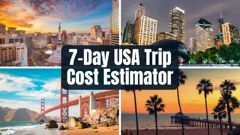 7-Day USA Trip Cost Estimator