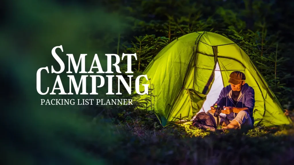 Smart Camping Packing List Planner: Your Personalized Gear Guide 1 Smart Camping Packing List Planner