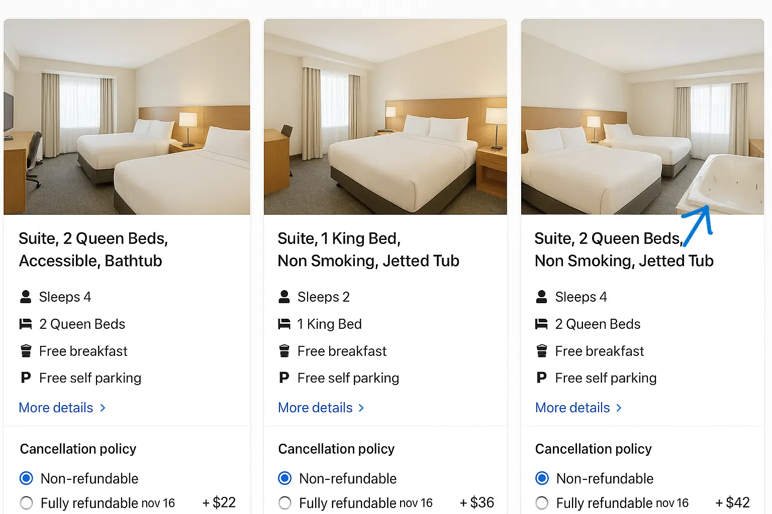 Romantic Hotels in Kentucky with Private Jacuzzi in Room 1 BookingFlynhotel Hot-Tub-room-disclaimer