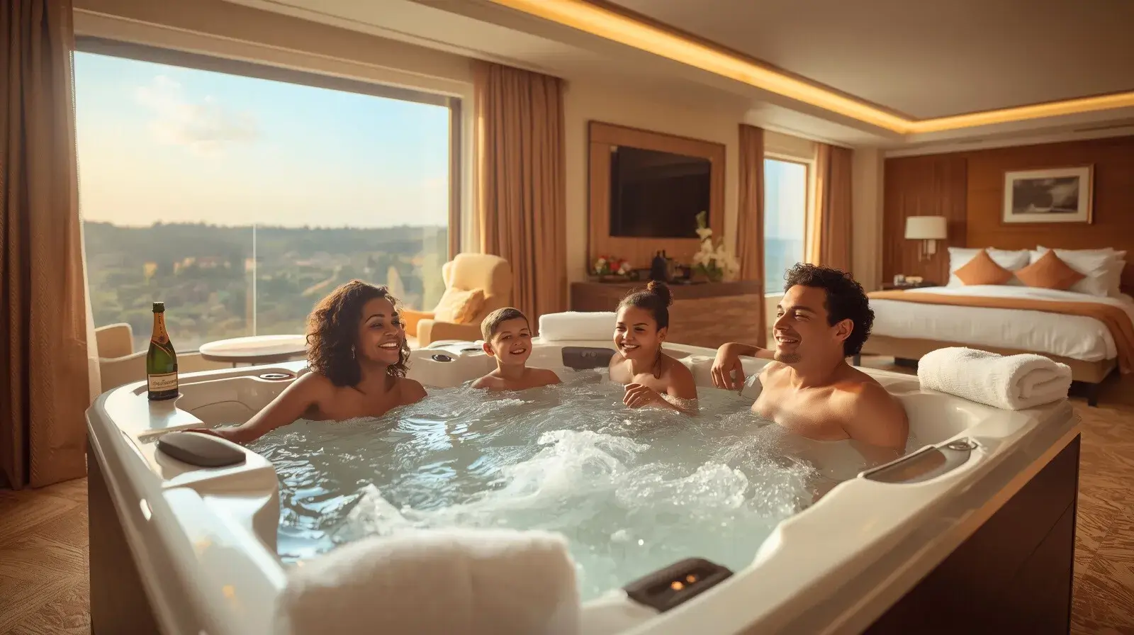 Family Hotels with In-Room Hot Tubs