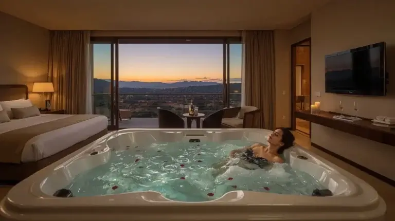 Why Booking A Hotel Room With A Hot Tub Is Worth The Extra Cost