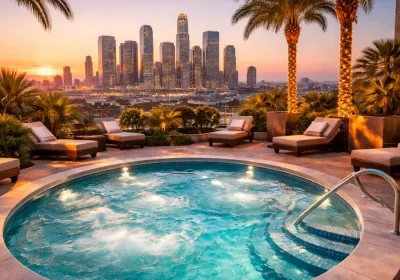 Hot Tub Jacuzzi Hotel in Los Angeles